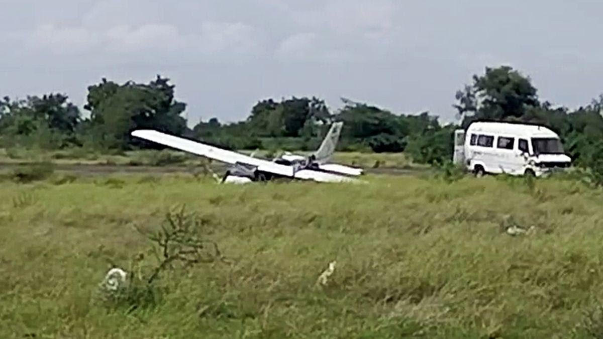 Baramati: बारामतीत पुन्हा शिकाऊ विमान कोसळले; ८ महिन्यांतील तिसरी दुर्घटना, सुदैवाने जीवितहानी नाही