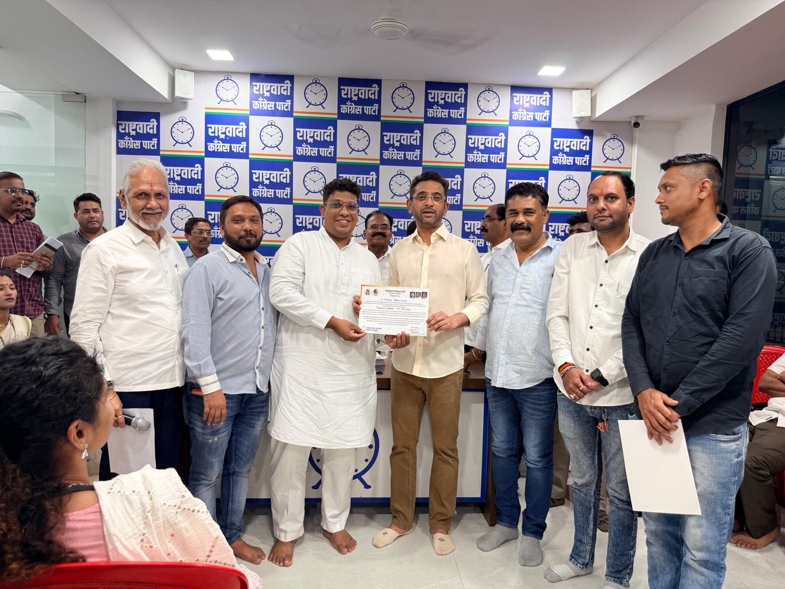 Thane: राष्ट्रवादी काँग्रेस पार्टीच्या १४८ ठाणे विधानसभा अध्यक्षपदी ॲड. झिया सय्यद यांची नियुक्ती!