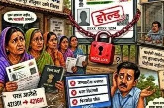 Shahapur: लाडक्या बहिणी निराधार,ऑपरेटरच्या चुका, सिस्टीममधील घोळामुळे आधार कार्ड तूर्त स्थगित!