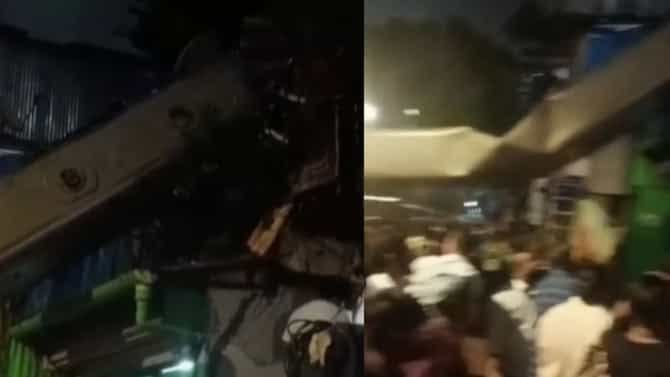 Kurla: मुंबईत मोठी दुर्घटना; कुर्ल्यात क्रेन आणि जेसीबी कोसळले, सुदैवाने जीवितहानी टळली!