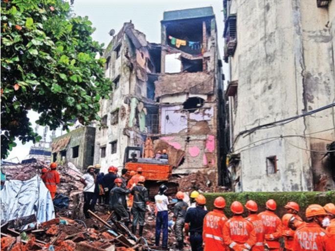 भिवंडी इमारत दुर्घटना प्रकरणातील बिल्डर आणि ठेकेदाराविरोधात गुन्हा दाखल!